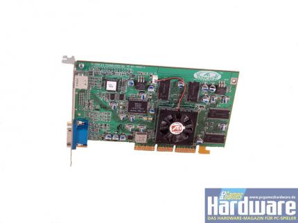 Ati Radeon 7500 BBA mit 64 MiB VRAM auf einer original-Ati-Karte (Bild: C.Spille/PCGH)