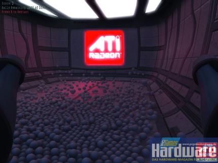 AMD Ping-Pong-Demo: Global Illumination (hier: an!) soll Vorteile von Direct X 10.1 zeigen (Bild: PCGH)