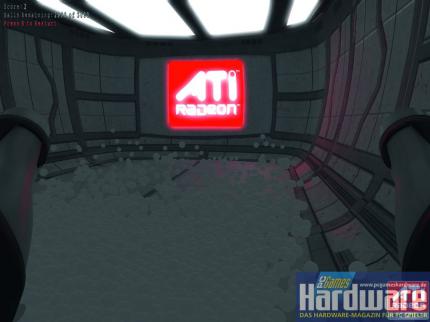 AMD Ping-Pong-Demo: Global Illumination (hier: aus!) soll Vorteile von Direct X 10.1 zeigen (Bild: PCGH)