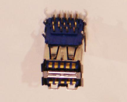 USB-3.0-Buchse für Typ A im Detail