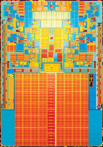 Wolfdale Die-Shot (Bild: Xbitlabs.com)