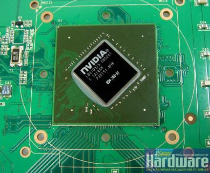 G94-Chip auf der 9600GT (Bild: PCGH)