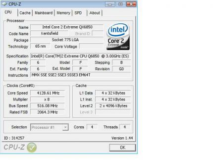Gigabyte GA-X48T-DQ6: Trotz Quad-Core-Prozessor erreicht die Platine gute 516 Megahertz FSB-Takt (Bild: octeamdenmark.com)