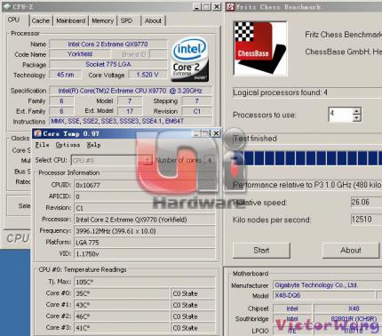 Intel QX9770 C1: Neues Stepping im Test (Bild: unihw.com)