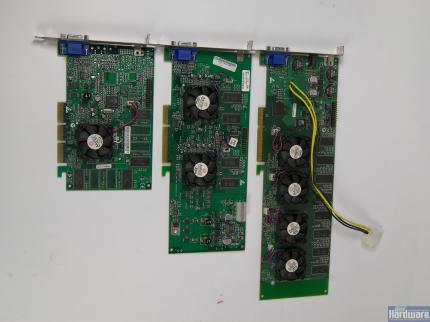Voodoo4 4500, Voodoo5 5500 und Voodoo5 6000 im Vergleich (Bild: PCGH)