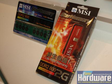 DDR2-Speicher von MSI (Bild: PCGH)