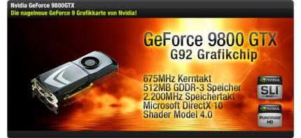 Geforce 9800 GTX - Bild: Ebay