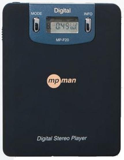 Saehan MPMan F10:32 MiByte Speicher für MP3s.
