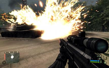 Crysis DX9 tweaked auf der Chrome 430 GT (Bild: PCGH)