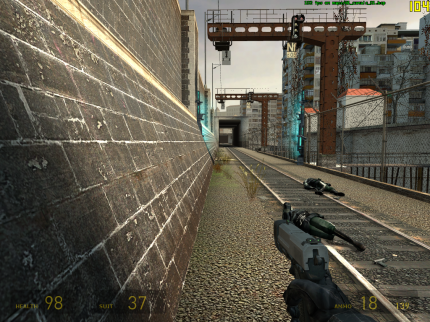 Geforce 8/9: HL2 (dt.) mit 4x FSAA/16:1 AF (Bild: PCGH)