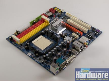 Das N78S von Palit verfügt über den Geforce-8200-Chipsatz und unterstützt daher Hyibrd SLI. (Bild: PCGH)