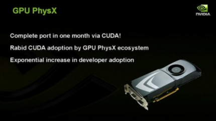 GPU Physx: Mit CUDA und einer aktuellen Geforce bald möglich?