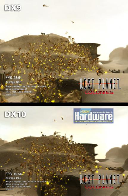 Lost Planet: Colonies: DX9 versus DX10