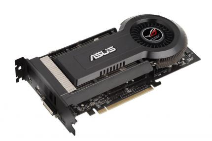Für den Kühler der EN9600GT Matrix haben sich Asus Designer mächtig ins Zeug gelegt.