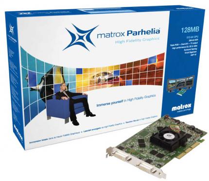 Matrox bewarb die Parhelia nicht ausdrücklich als Spielerkarte - als solche konnte sie auch nicht überzeugen.