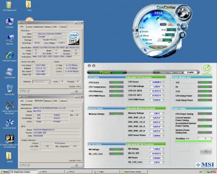 Das Windows-Tool von MSI (Green Power Center)