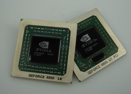 PCGH Grafikkarten-History: Nvidia Geforce 6800-GPUs: NV40 (rechts) und NV45 (links)