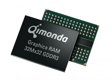 Auch Speicherchips für Grafikkarten werden von Qimonda produziert.
