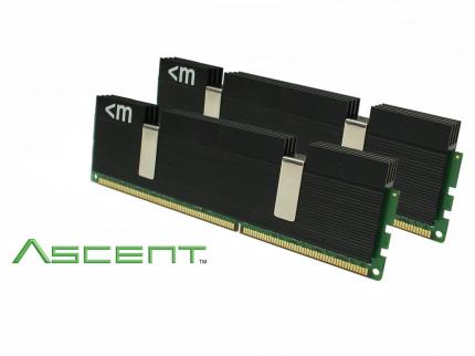 Mushkisn Ascent-Serie soll ein höheres Taktpotential bei gleichzeitiger Verringerung der Wärmeentwicklung (Bild: Mushkin)