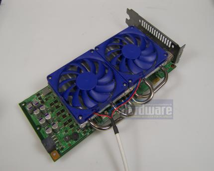 Coolink GFXChilla: Montiert auf einer 8800 GTS 512 MiByte