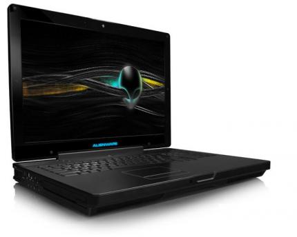 Alienware Area-51 m17x: Mit C2E 2,8 GHz und GF8800M-GTX-SLI eines der schnellsten Notebooks der Welt (Bild: Alienware)