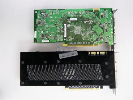 Geforce GTX280 im PCGH-Test: Rückseite im Vergleich zur 8800 GTS/512 (Bild: PCGH)