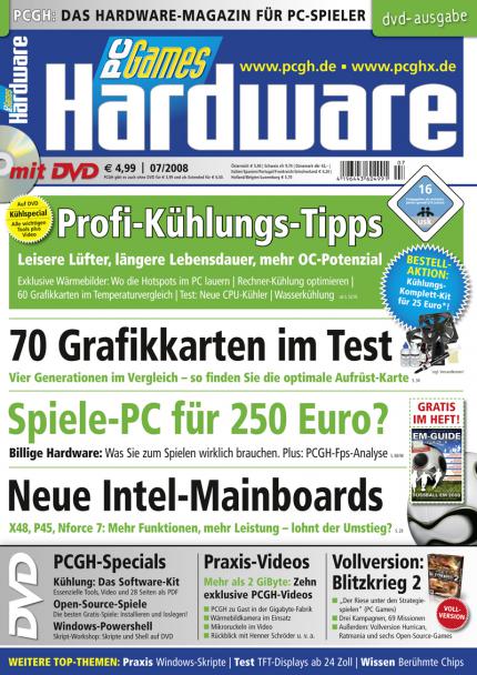 Cover der PCGH 07/2008 (DVD-Ausgabe)