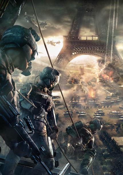 Auf der E3 in Los Angeles hat Ubisoft das Echtzeit-Strategiespiel Tom Clancy's Endwar gezeigt. Bei uns sehen Sie die schönsten Screenshots des kommenden Action-Krachers. (Bild: Ubisoft)