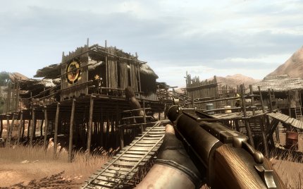 Auf der E3 in Los Angeles hat Ubisoft neue Screenshots und das finale Logo zum First-Person-Shooter Far Cry 2 gezeigt. Bei PCGH sehen Sie die schönsten Bilder. (Bild: Ubisoft)