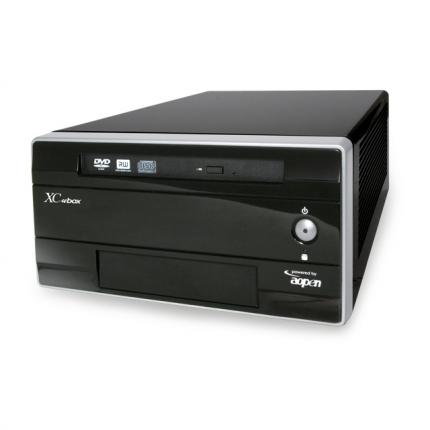 In der XC uBox LE210 werkelt ein zweikerniger Intel-Atom. (Bild: Aopen)