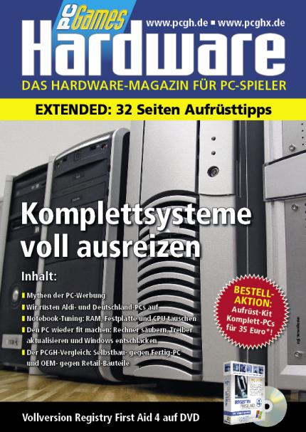 Startseite des Extended-Teils in der PC Games Hardware (Bild: PCGH)