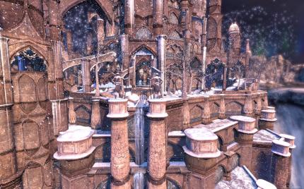 Beim Old School Level Design Contest ging es darum, eine Deathmatch-Map zu kreieren, die nur aus Materialien besteht die bei Unreal Tournament 3 mit von der Partie sind. Aus allen Einsendungen wurden die Top fünf ausgewählt. Der erste Platz und somit ein Preisgeld von 1.000 US-Dollar ging an die DM-WhiteRealm von Axeman3173. (Bild: utzone.de)