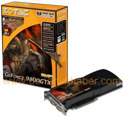 Wie üblich bietet Zotac auch von der Geforce 9800 GTX+ eine übertaktete AMP!-Edition an. (Bild: donanimhaber.com)