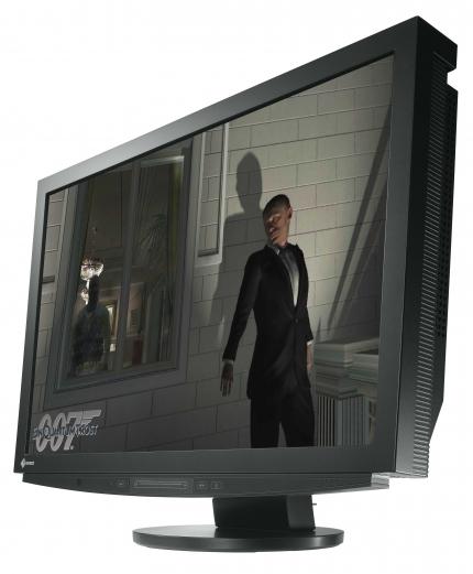 Der Eizo Flexscan HD2442W richtet sich an Spieler unf Film-Fans gleichermaßen. (Bild: Eizo)