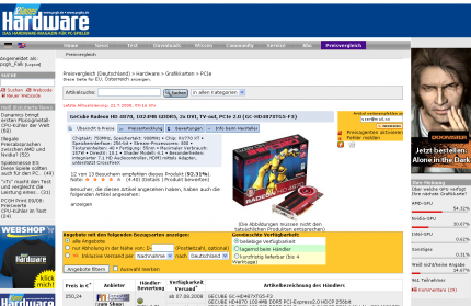 HD 4870 mit einem GiByte-Speicher von Gecube.