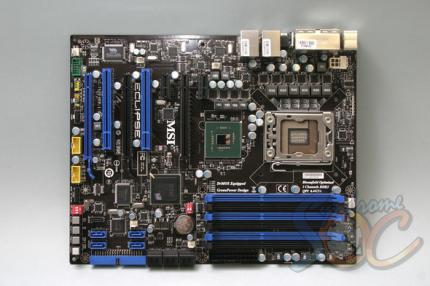 MSIs X58-Platine 'Eclipse' (Bild: syndrome-oc.net)