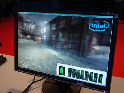 Intel Nehalem auf der Games Convention in Aktion.