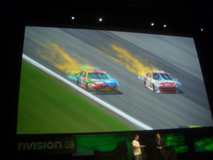 Nvision 2008: 3D-Grafik für Flugzeuge, Autos und Rennsport