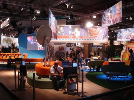 Der 'Buzz!'-Stand