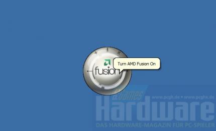 Mit einem Klick aktivieren Sie den Fusion-Modus. (Bild: PCGH)