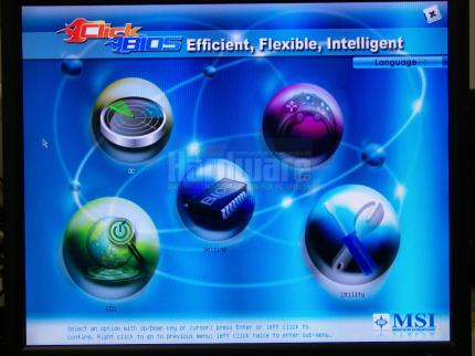 UEFI bei der MSI-Platine P45D3 Platinum: Hauptmenü. (Bild: PCGH)