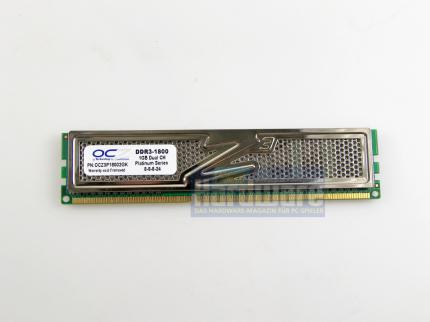 OCZ OCZ3P18002GK, 2x 1.024 MiByte DDR3-1800, 100 Euro (Bild: PCGH)