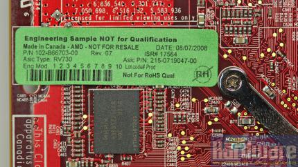 Radeon HD 4670: Wir erhalten zum Test in der Regel keine finalen Verkaufsversionen, sondern Ingenieursmuster.