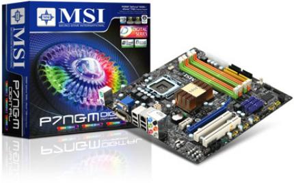 MSI P7NGM Digital mit MCP7A-/Geforce-9300-Chipsatz (Bild: MSI)