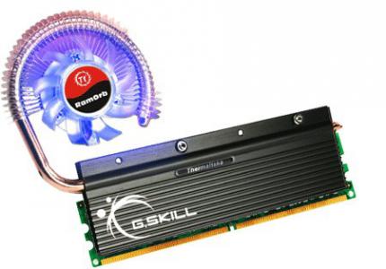 G.Skill setzt bei der Kühlung der GT1-Module auf den Ramorb von Thermaltake. (Bild: G.Skill)