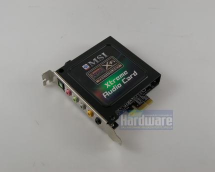 MSI Eclipse SLI: Eine X-Fi Xtreme Audio im PCI-E-x1-Format wird mitgeliefert. (Bild: PCGH)