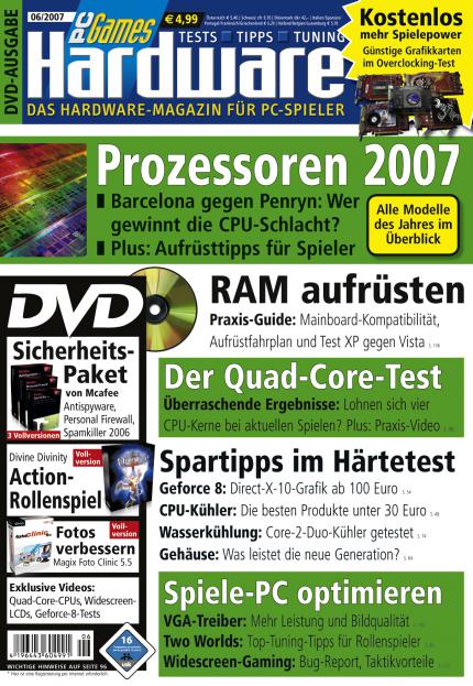 Titelseite der PCGH 06/2007