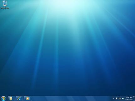 Windows 7: die neue Taskbar ist ca. 1,5 mal so hoch wie die alte.