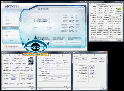 34027 Punkte gibt der 3D Mark Vantage aus. (Bild: vr-zone)