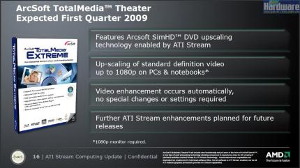 AMD präsentiert: Ati Stream - ausgeliefert per Catalyst 8.12 ab dem 10. Dezember.
